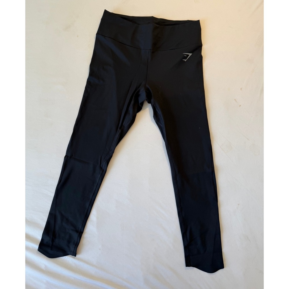 Gymshark Womens Training Leggings Black High Waisted Activewear Size Large B1A1Y